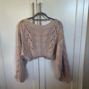 Cozy Knit Cropped Sweater